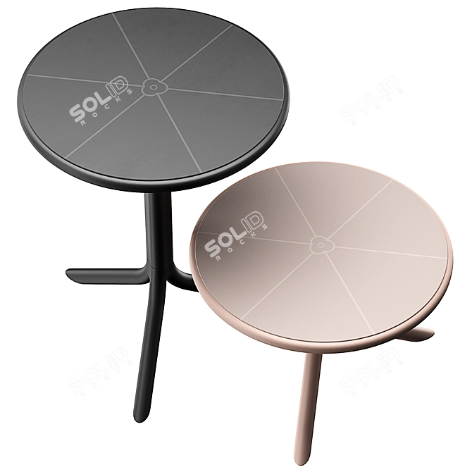 Elegant Spritz Side Table 3D model image 2