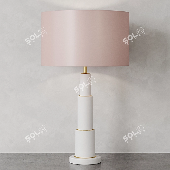 Elegant Modern Table Lamp 3D model image 5