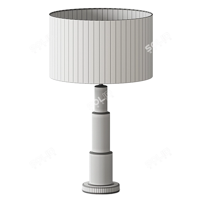 Elegant Modern Table Lamp 3D model image 7