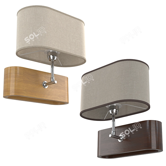 Lussole Nulvi Wall Sconce, Variety 3D model image 1