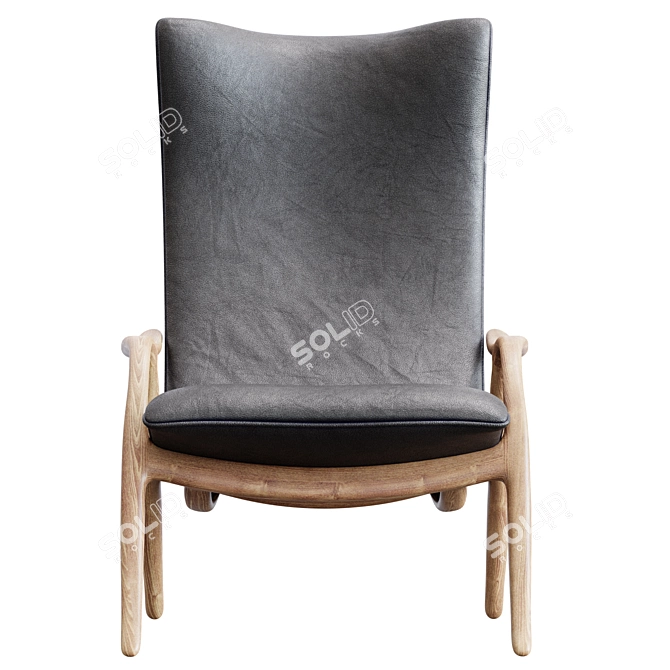 Modern Scandinavian FH429 Chair Design 3D model image 5