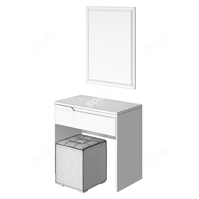 Studio Plus Vanity Set 3D model image 3