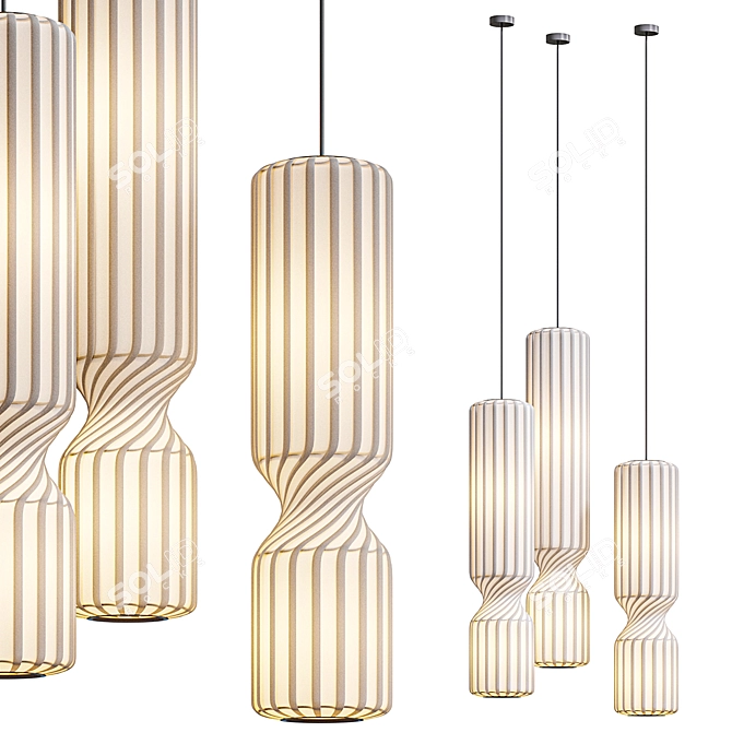 Contemporary TAISTO Pendant Light 3D model image 1