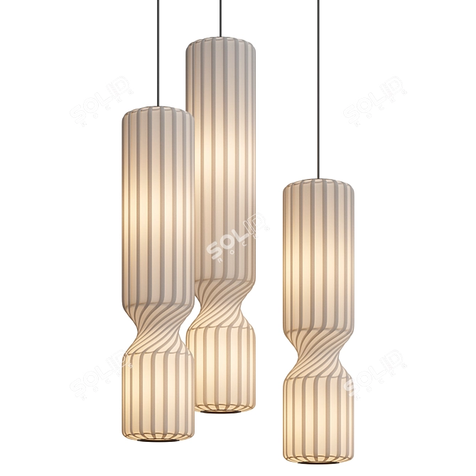 Contemporary TAISTO Pendant Light 3D model image 2