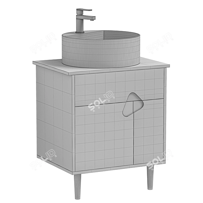 VOQ Sense 60 Vanity Set 3D model image 3