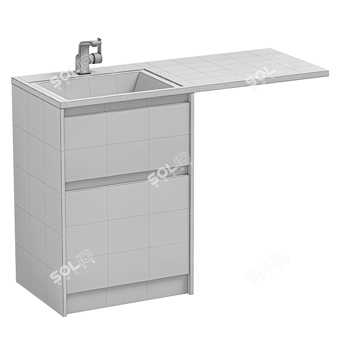 BelBagno Kraft-LVD 60 Vanity Set 3D model image 5