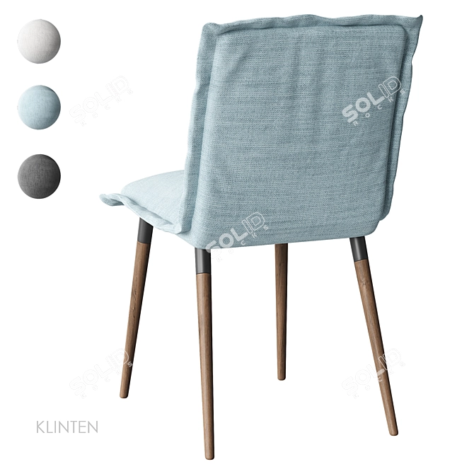 Klinten IKEA Chair with Textures 3D model image 2