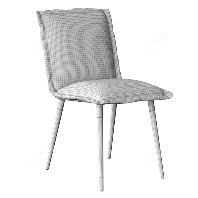 Klinten IKEA Chair with Textures 3D model image 4