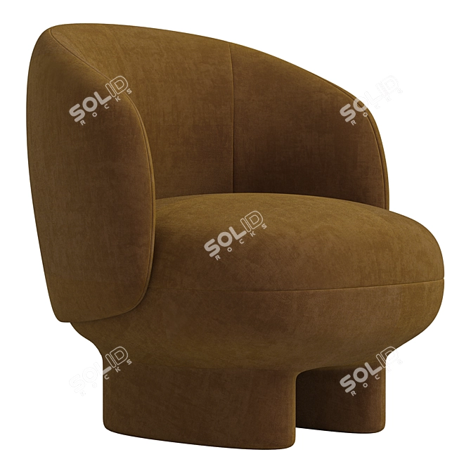  Luxe 2014 Armchair Furniture Paris 3D model image 4