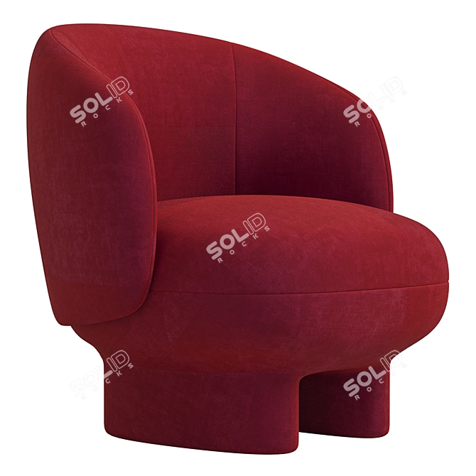  Luxe 2014 Armchair Furniture Paris 3D model image 5
