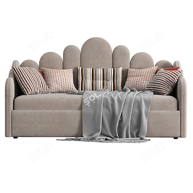 Bambini Kids Bed: 900*1900 Dimensions 3D model image 2