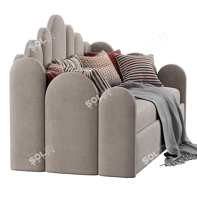 Bambini Kids Bed: 900*1900 Dimensions 3D model image 3