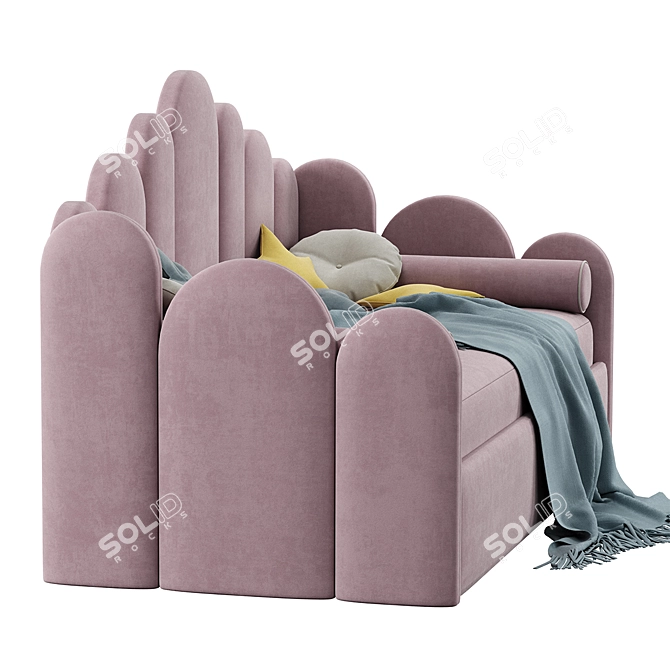 Bambini Kids Bed Frame 3D model image 3