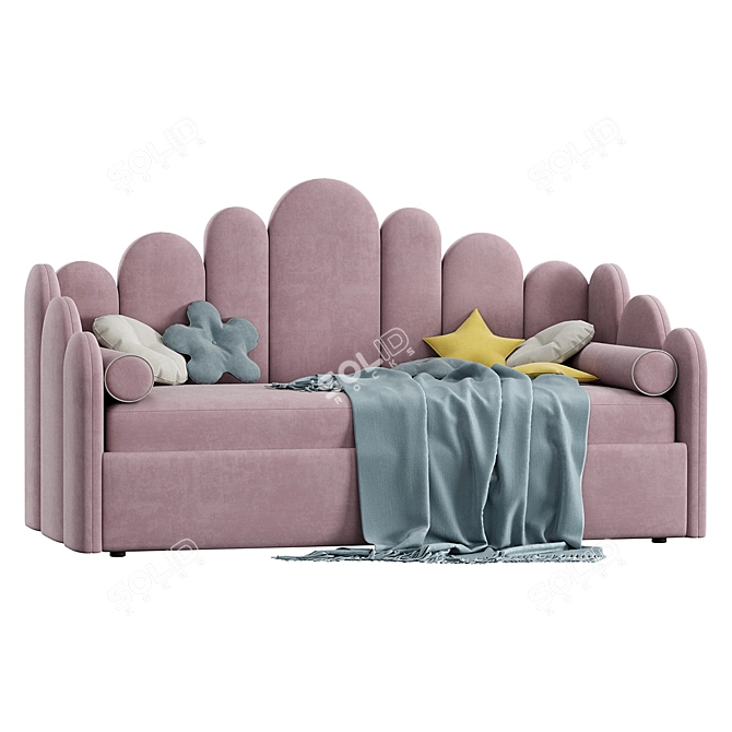 Bambini Kids Bed Frame 3D model image 4