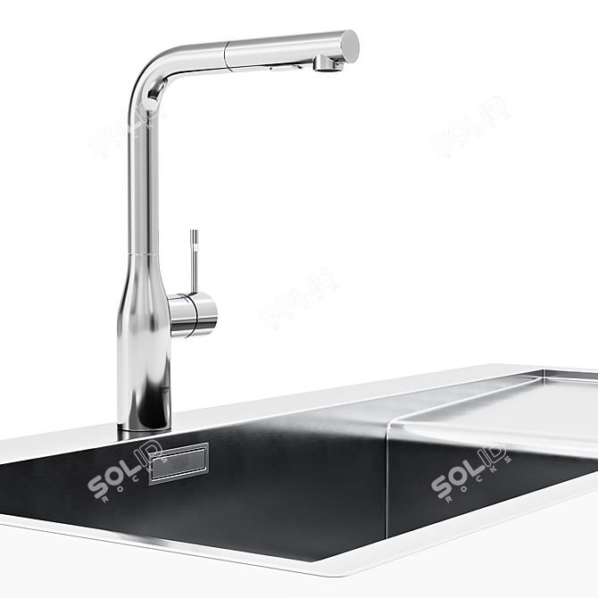 Modern GROHE Kitchen Sinks Collection 3D model image 2