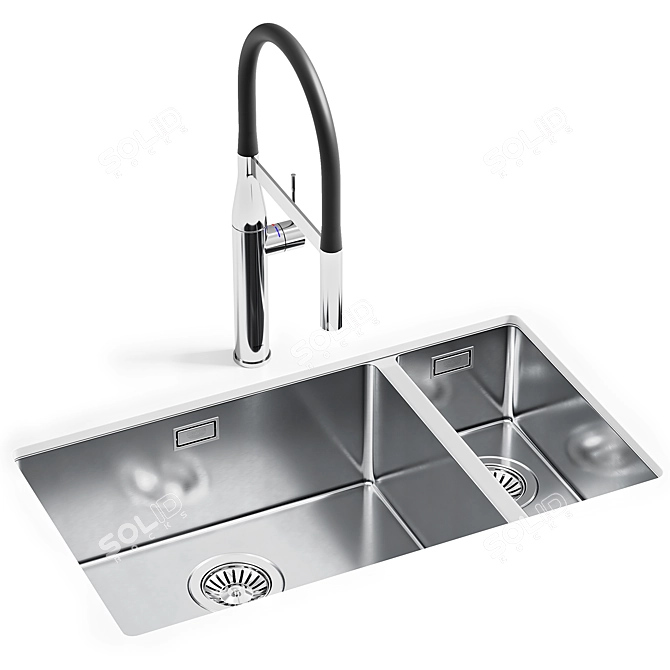 Modern GROHE Kitchen Sink Collection 3D model image 4