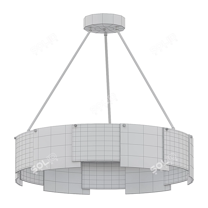 Striking Stratos 30 Chandelier 3D model image 2