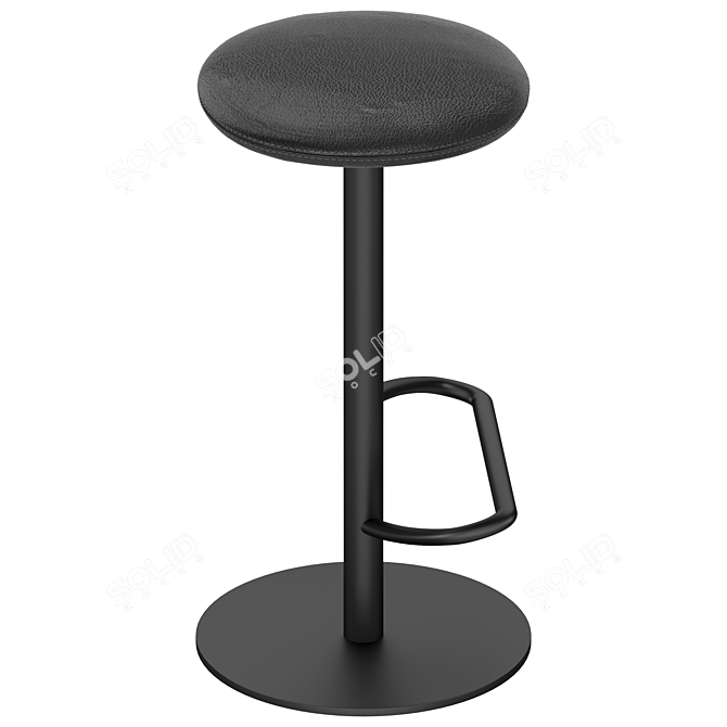 Modern Bar Stool ODETTE 3Colors 3D model image 3