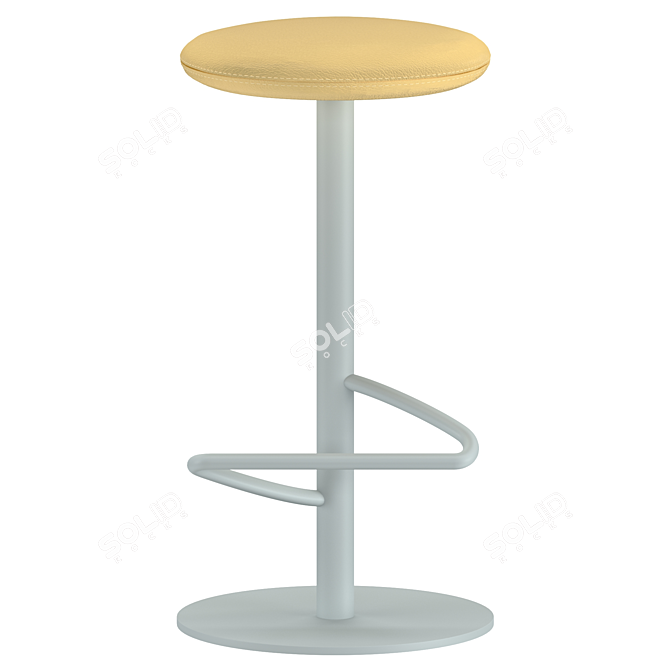 Modern Bar Stool ODETTE 3Colors 3D model image 4