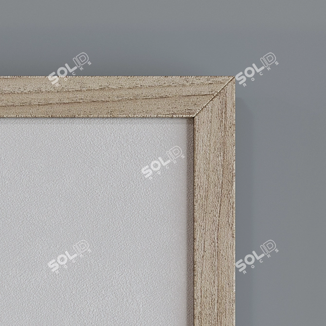 Modern Cotton Branch Picture Frame Set 3D model image 6