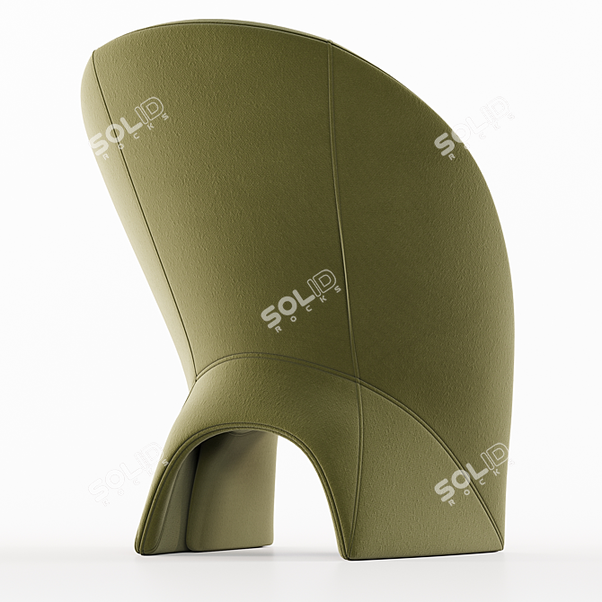 Frigerio Mayu Armchair 3D Model 3D model image 3