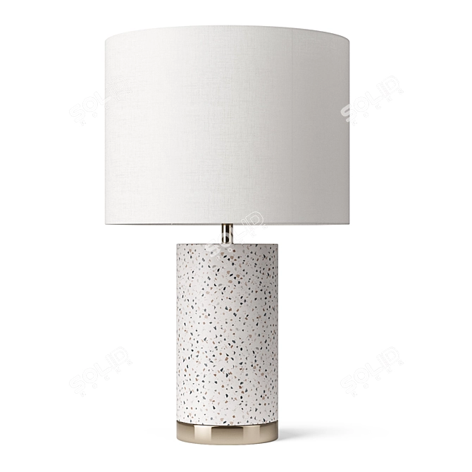 Lux Terrazzo Modern Table Lamp 3D model image 2