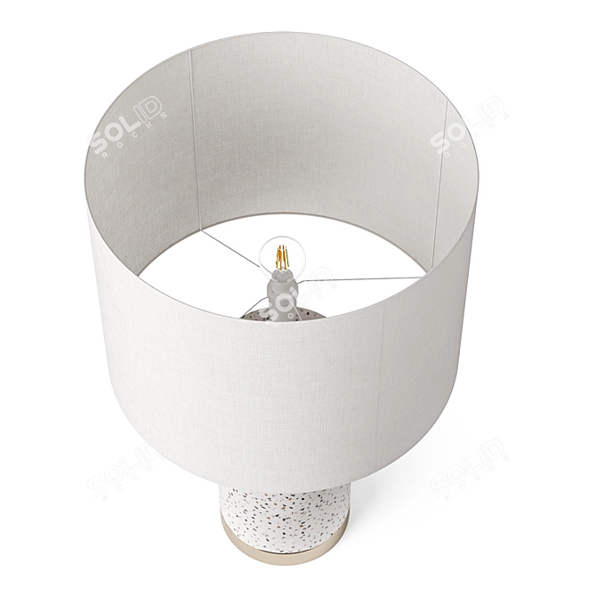 Lux Terrazzo Modern Table Lamp 3D model image 3