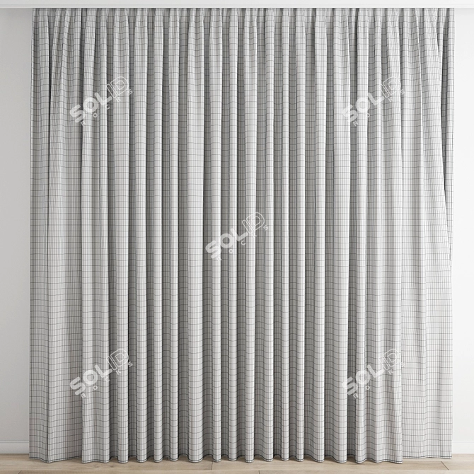 Polygonal Curtain Model Pack 3D model image 3