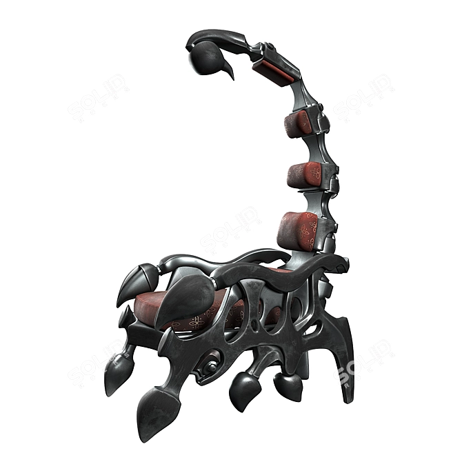Sculpted Scorpio Chair - 3D Model 3D model image 1