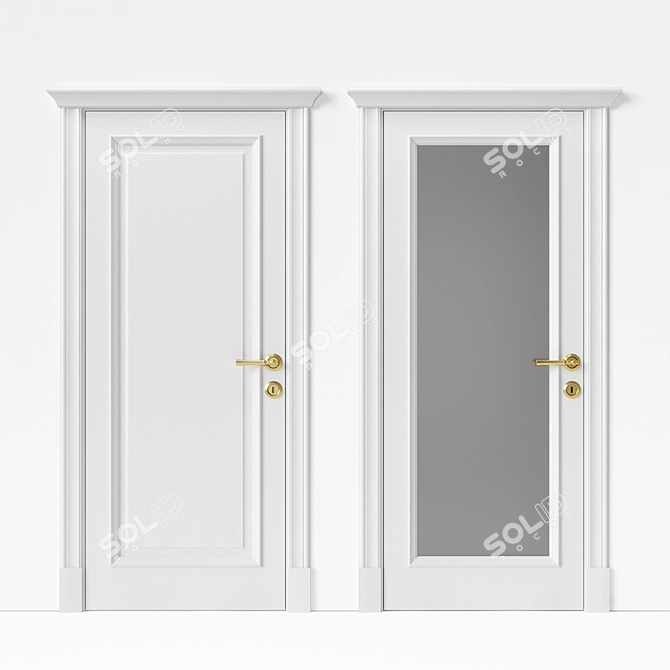 Title: 
Petersburg Series Interior Doors 3D model image 5