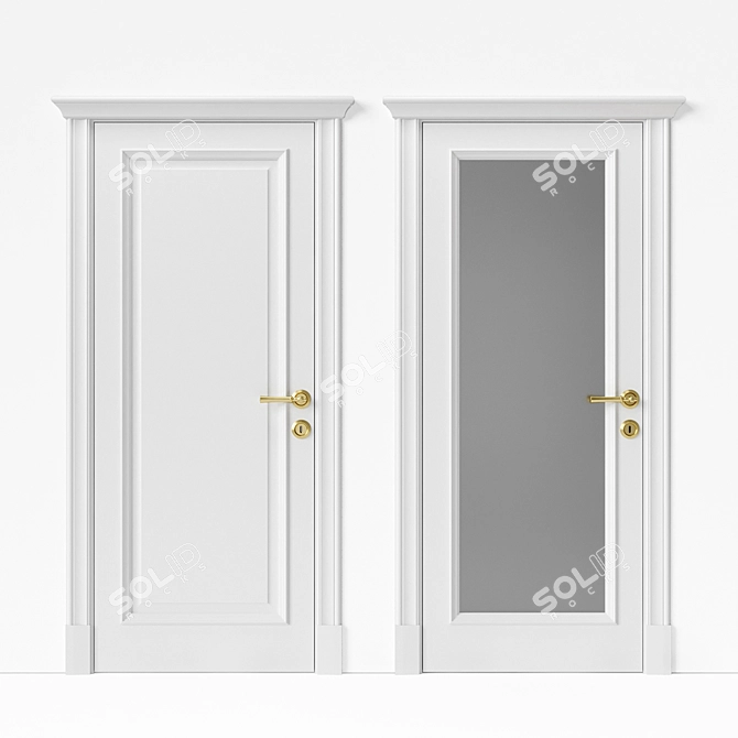 Title: 
Petersburg Series Interior Doors 3D model image 6