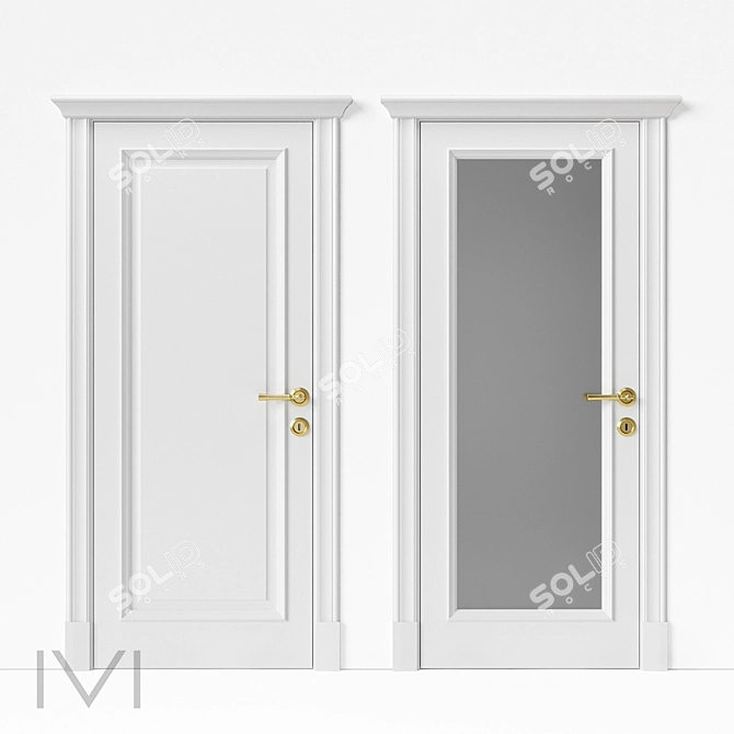 Title: 
Petersburg Series Interior Doors 3D model image 7