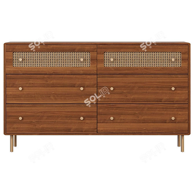 Redpop Chest of Drawers 3D model image 3