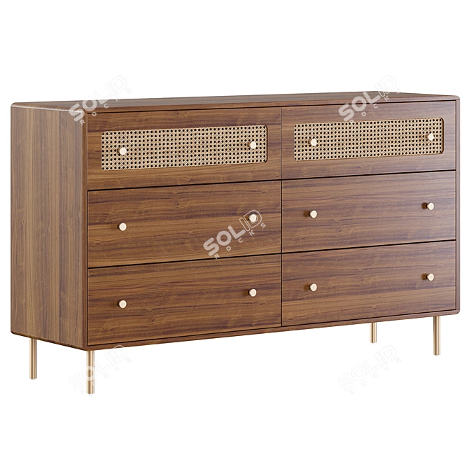 Redpop Chest of Drawers 3D model image 5