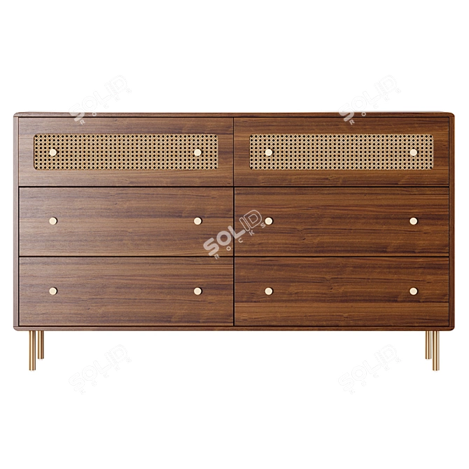 Redpop Chest of Drawers 3D model image 8