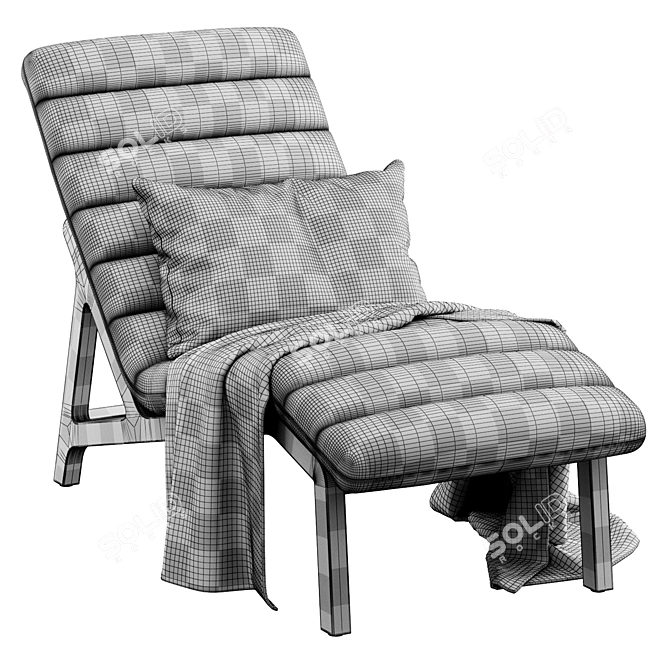 Mercana Pierre Chaise Lounge Chair 3D model image 5