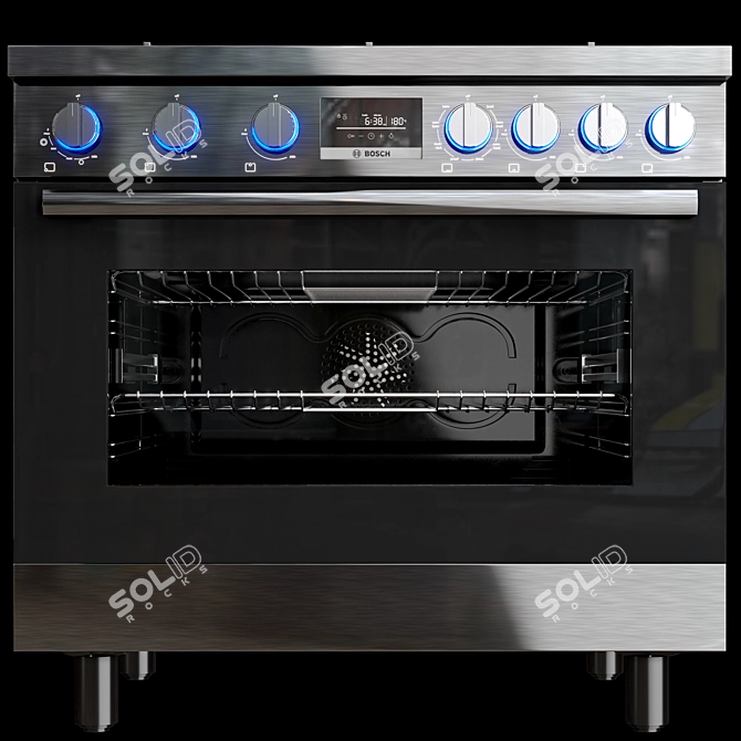 Bosch Dual Fuel Ranges: 30-36 Inch 3D model image 4