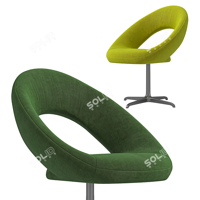 Modern Artifort Nina Chair 3D model image 1