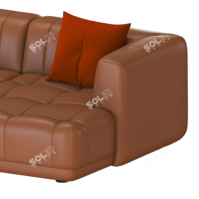 Modern Hay Quilton Sofa Sectional 3D model image 2
