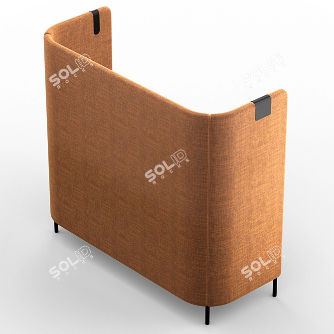 Pedrali BuddyHub Office Desk 3D model image 5