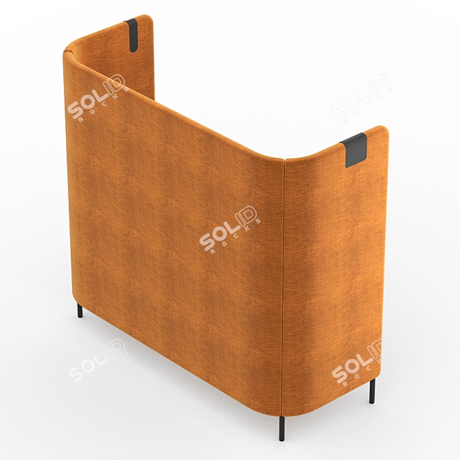 Pedrali BuddyHub Office Desk 3D model image 10