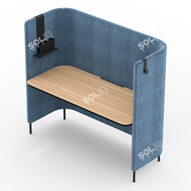 Pedrali BuddyHub Office Desk 3D model image 12