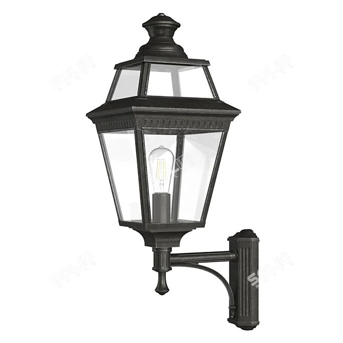 Classic Outdoor Wall Lantern Vosges 3D model image 1