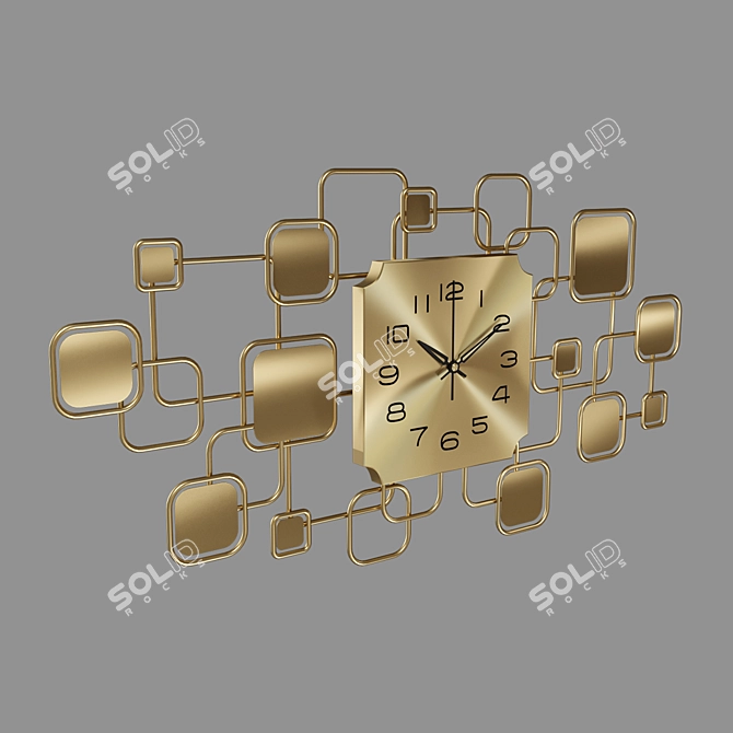 Modern Wall Clock LaLume-KKK00337 3D model image 2