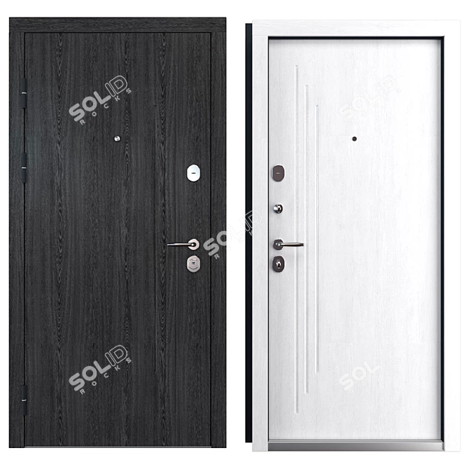  Triana Metal Entry Door (Abvehr) 3D model image 3