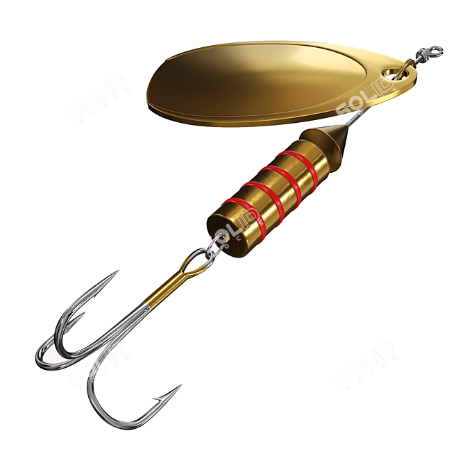 Pro Angler Fishing Lure Kit 3D model image 1