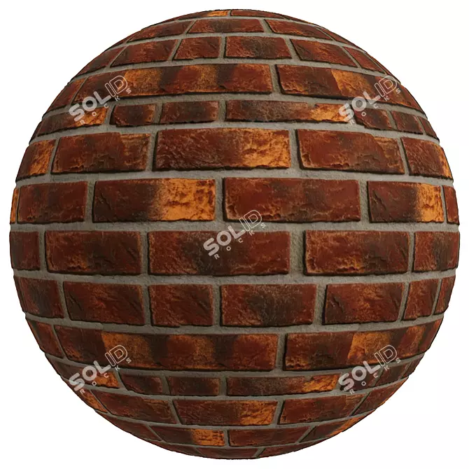  High-Quality 4K Seamless Brick Collection 3D model image 2