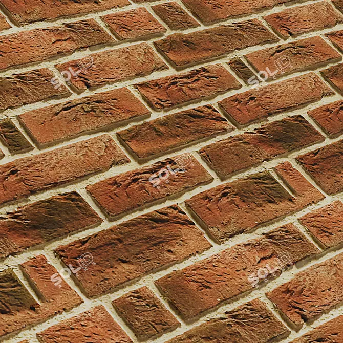  High-Quality 4K Seamless Brick Collection 3D model image 7