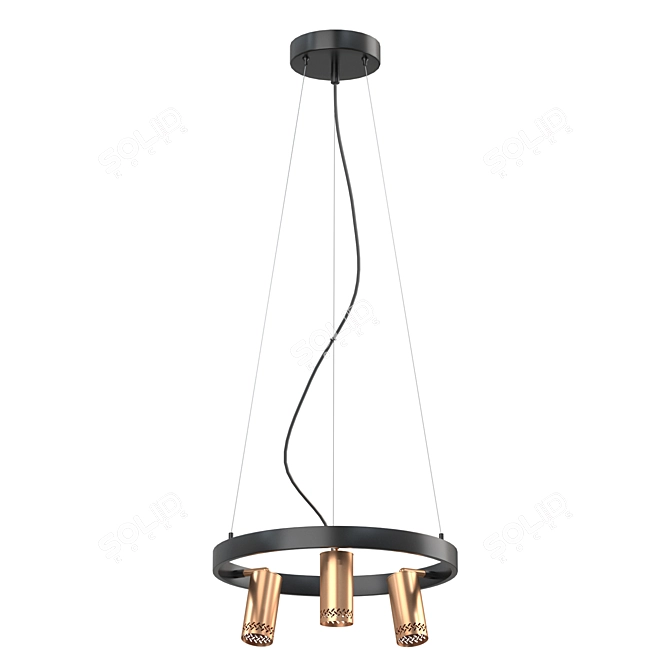 Contemporary Pendant Light Vele Luce Moto 3D model image 1