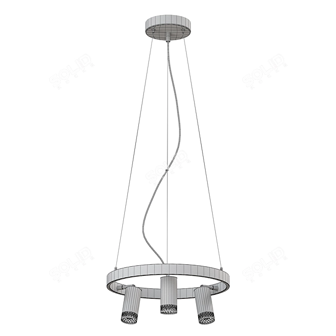 Contemporary Pendant Light Vele Luce Moto 3D model image 2